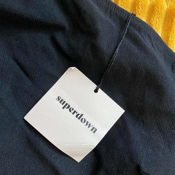 NWT Sexy Superdown Danielle mesh off shoulder mini dress​​​​​​​​​​ - Picture 6 of 6